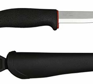 Morakniv Allround Multi-Purpose Fixed Blade Knife with Carbon Steel Blade, 4.0-Inch